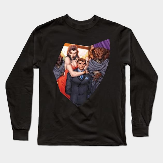 Anita Blake Design Long Sleeve T-Shirt by RAURAU